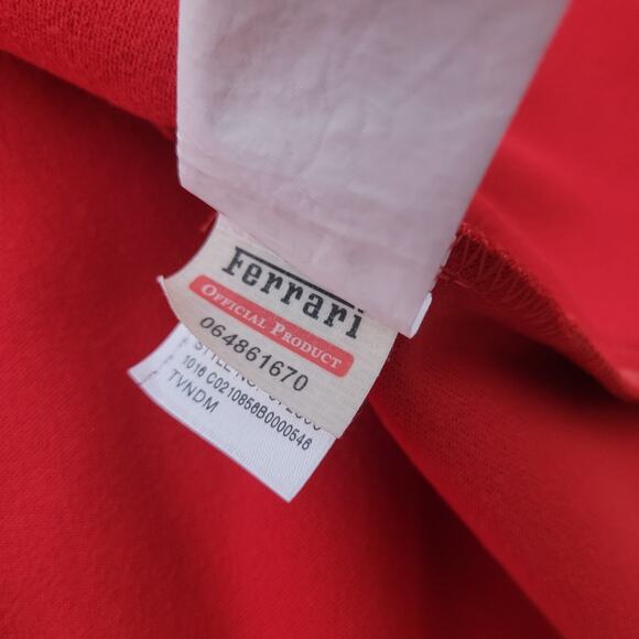 Puma Farrari T7 Jacket Rosso Corsa Men's Size Large Red Track Full Zip - Picture 13 of 14